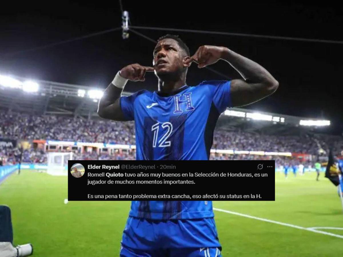 Así reaccionó la prensa al retiro de Romell Quioto de la Selección de Honduras