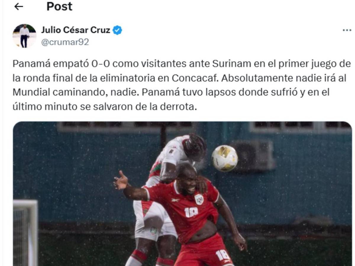Panamá recibe burlas tras tropiezo en eliminatorias: Chepe Bomba se enfada