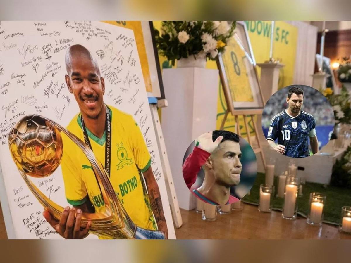 Llanto en funeral de Jayden Adams, fallecido tras el Mundial: triste imagen de mujer e hijo