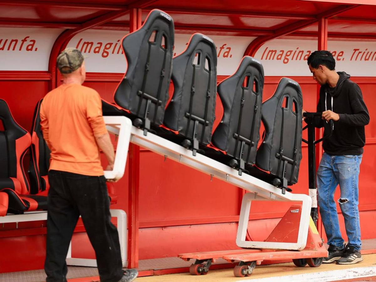 Embellecen estadio Olímpico para la final Marathón - Olimpia: así pulen la grama