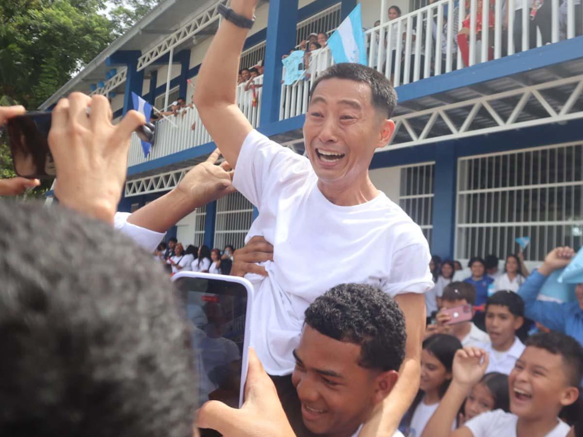 Shin Fujiyama inaugura edificio educativo en Ilanga, Colón, con apoyo de Nayib Bukele