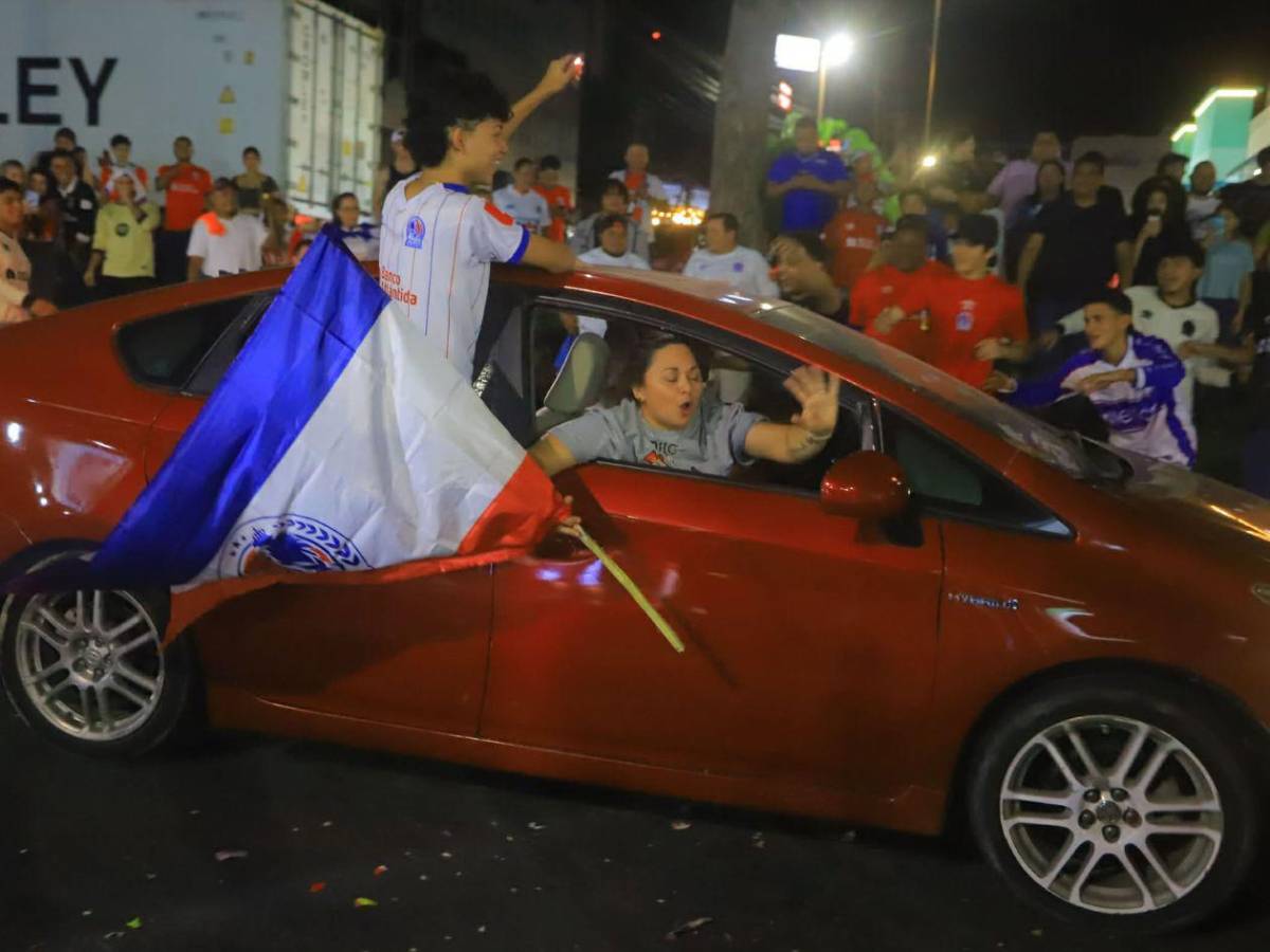 Olimpia bicampeón: euforia y locura en Tegucigalpa para celebrar la copa 40