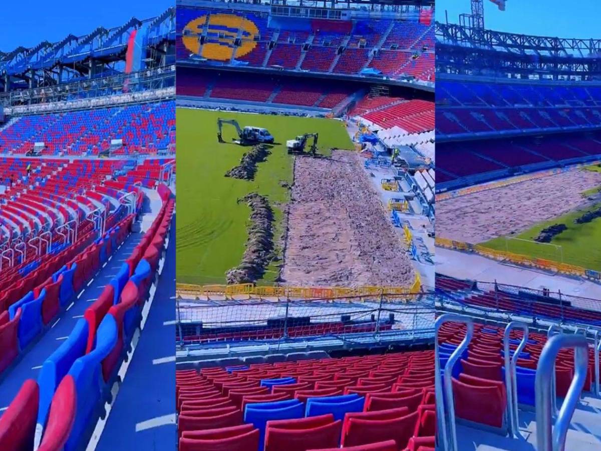 El Barcelona arranca el césped del Camp Nou y Laporta recibe un revés inesperado