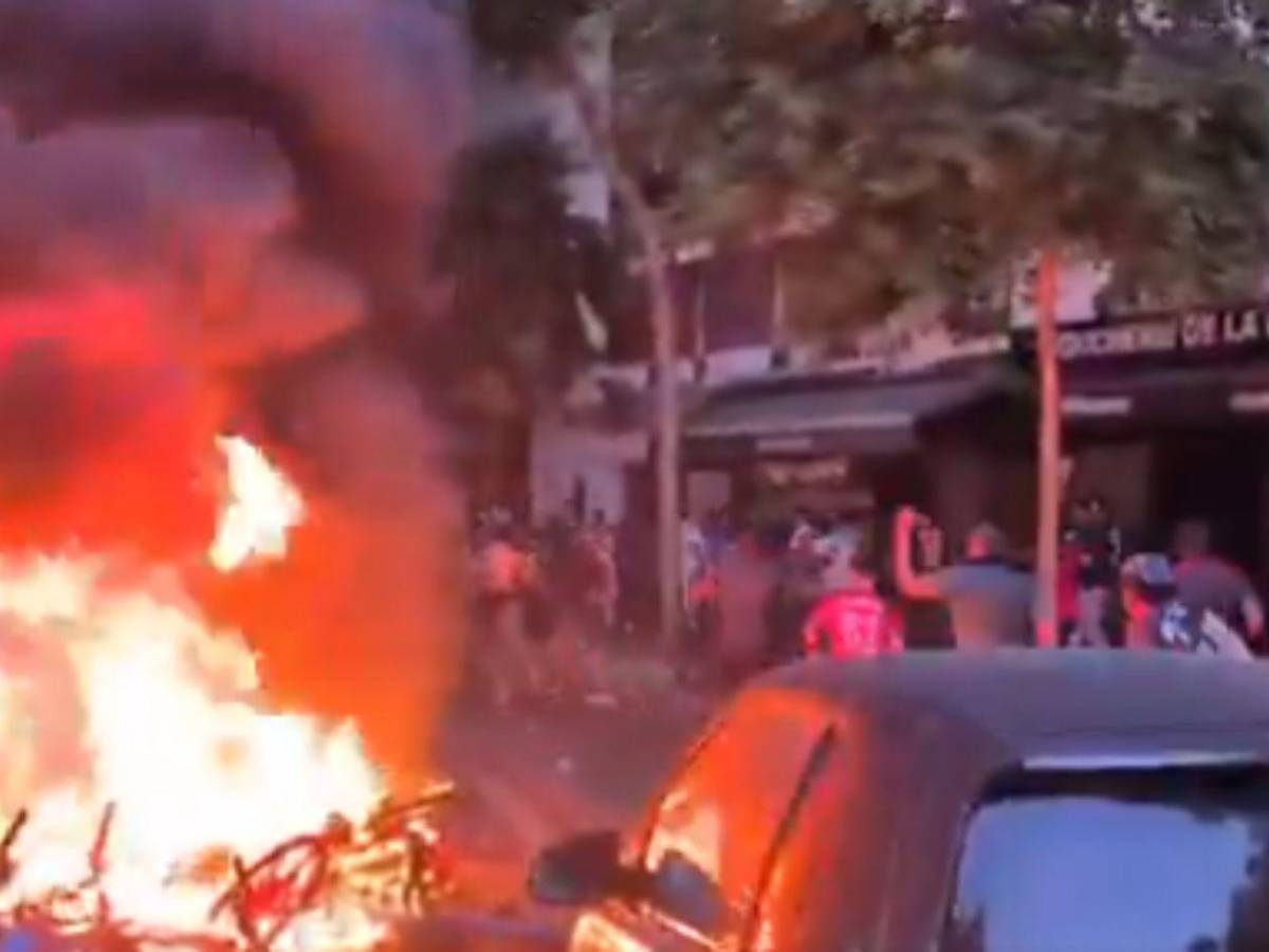 Caos en París: cientos de detenidos y heridos empañan la fiesta del campeón PSG