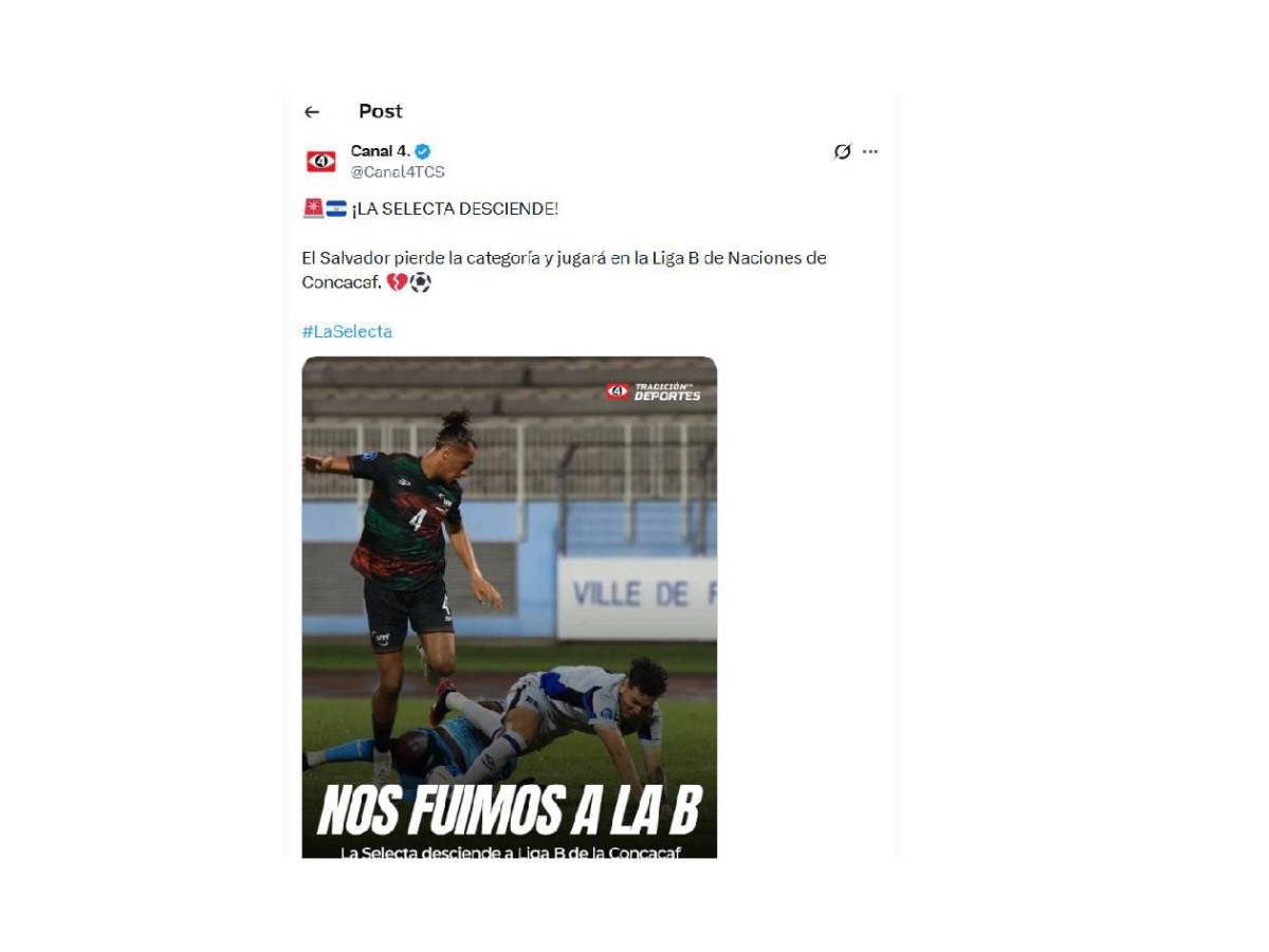 El Salvador estalla tras el descenso: señalan a Bukele y al culpable