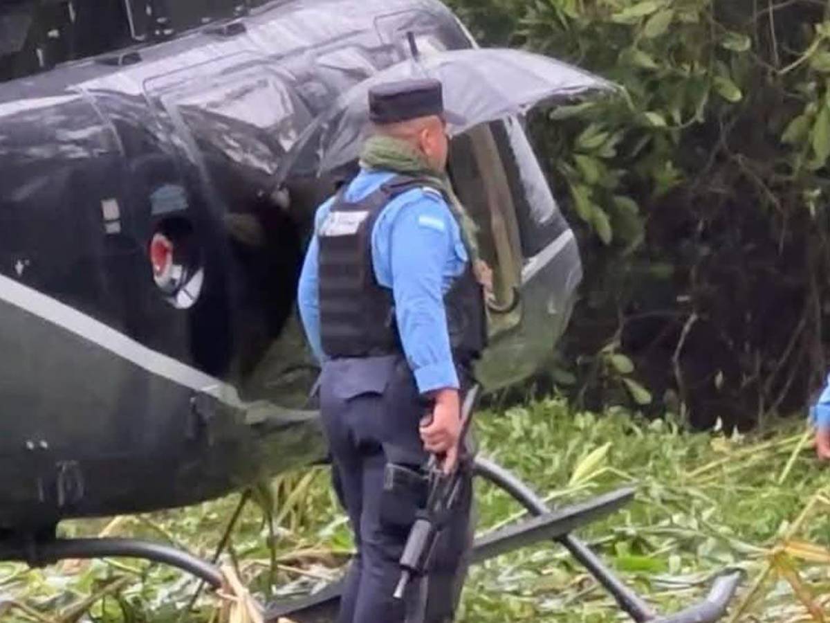 Imágenes del aterrizaje de emergencia de Xiomara Castro