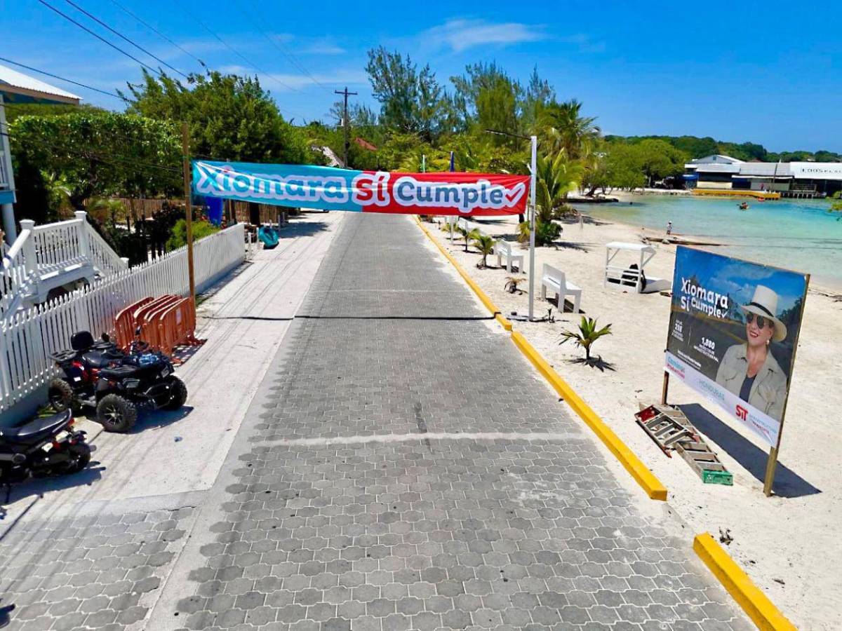 Gobierno inaugura rompeolas para proteger Utila y abrir puertas al turismo