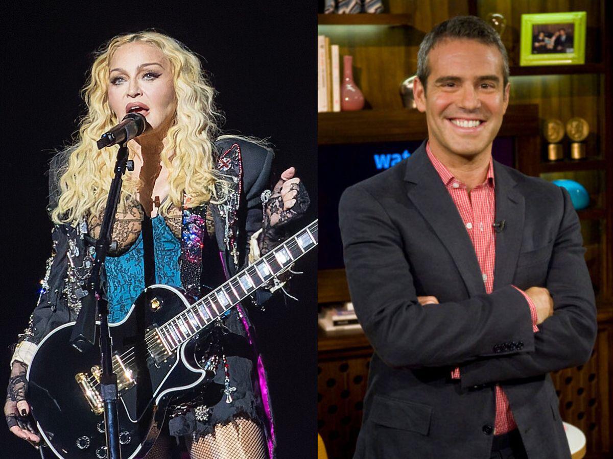 Madonna detiene su concierto para confrontar al presentador Andy Cohen por criticarla