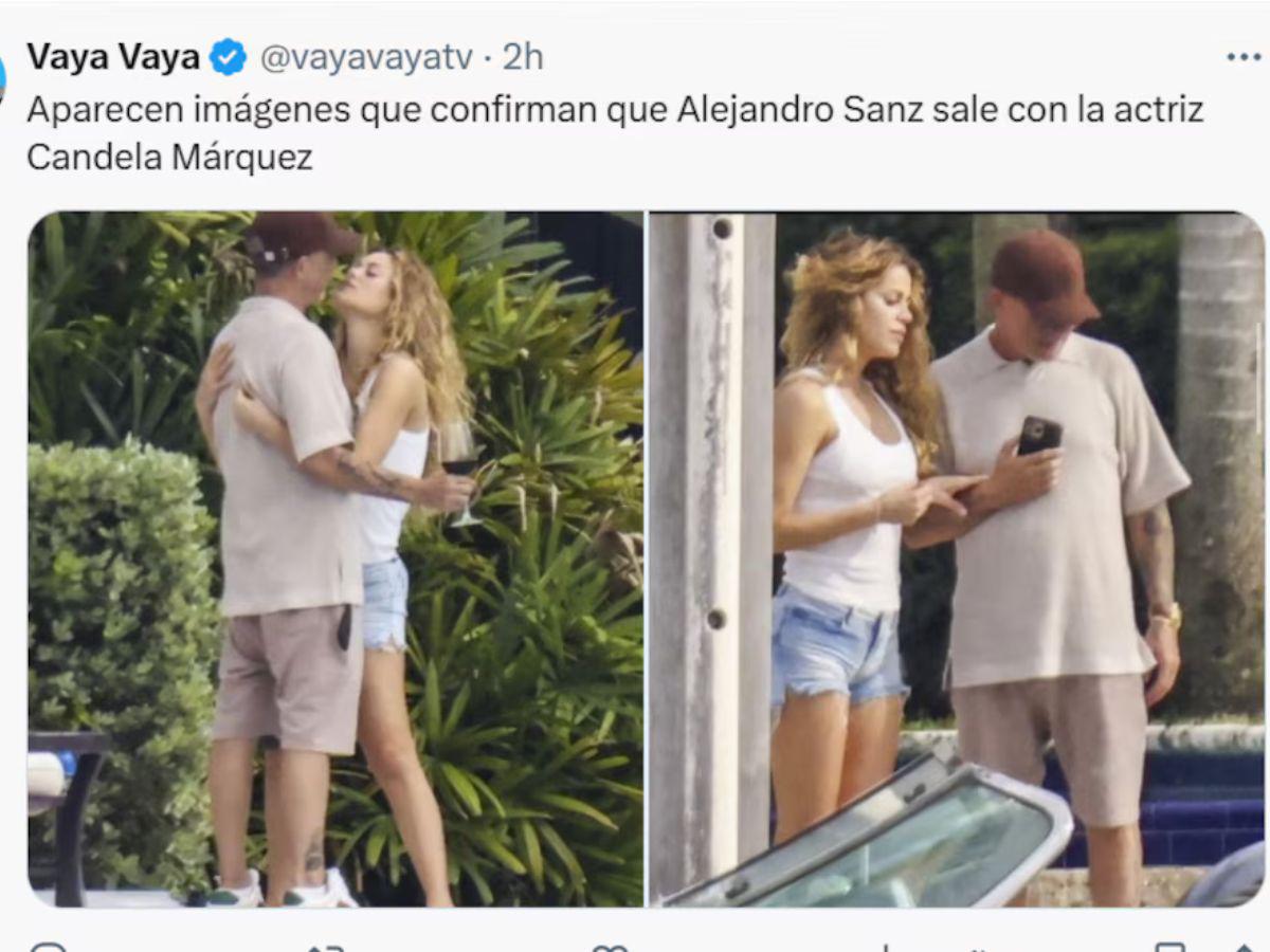 Las fotos que confirmarían el romance entre Alejandro Sanz y Candela Márquez