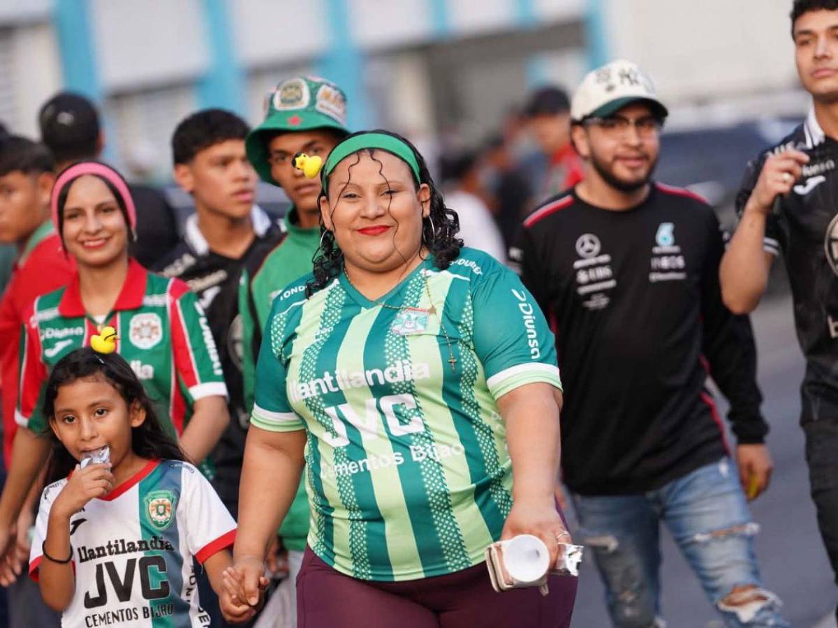Ambientazo en la final: así se vivió la previa del Marathón vs Motagua