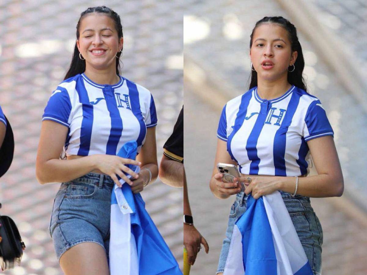 Las bellas mujeres que encendieron el ambiente en el Honduras-El Salvador