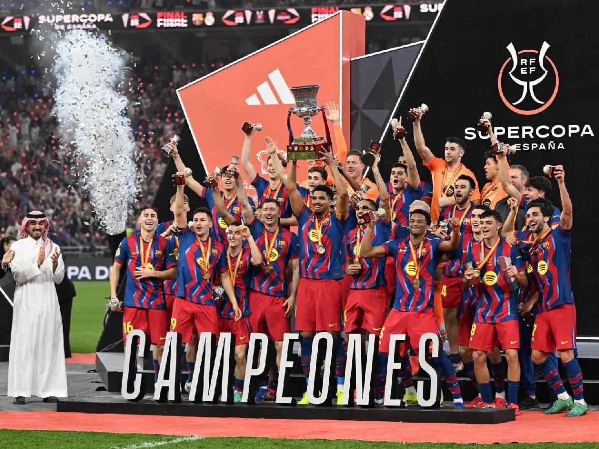 Los millones que se llevó el Barcelona tras ganar la Supercopa al Real Madrid