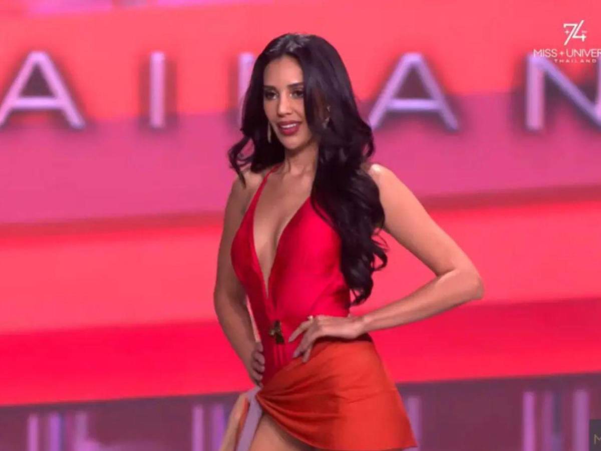 Miss Honduras en traje de baño en la preliminar del Miss Universo 2025