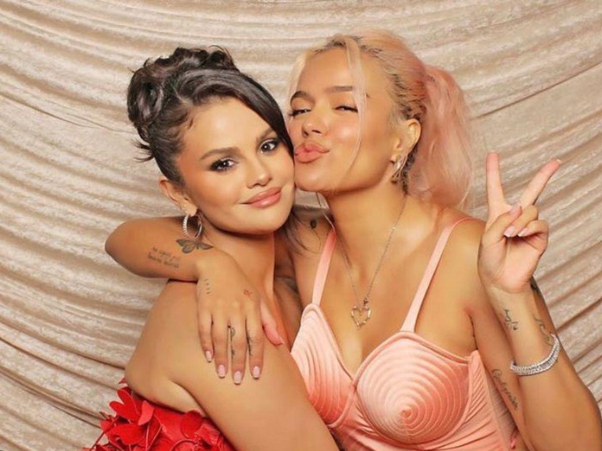 Selena Gómez celebró su cumpleaños juanto a Karol G