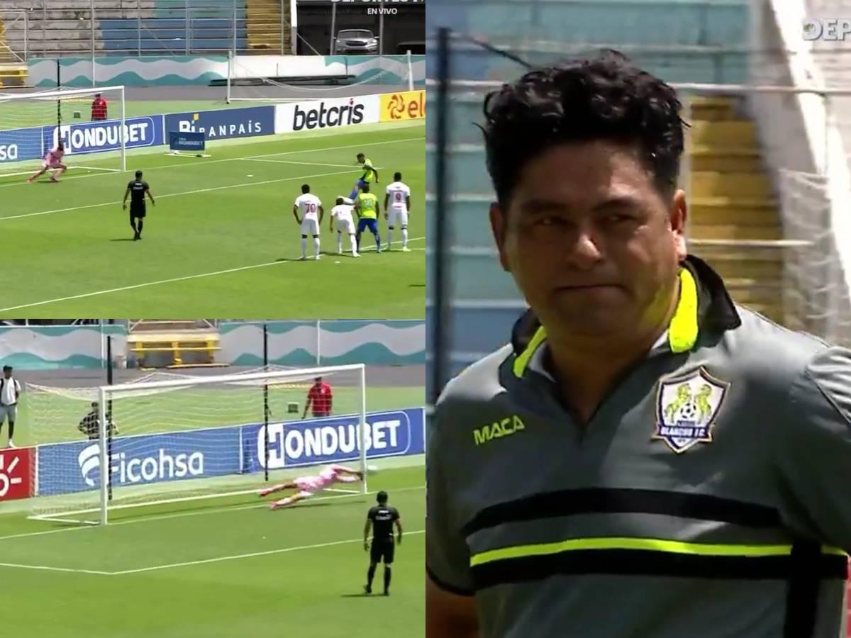 Menjívar festejó a lo CR7, héroe y la molestia de Tilguath en el Olimpia-Olancho