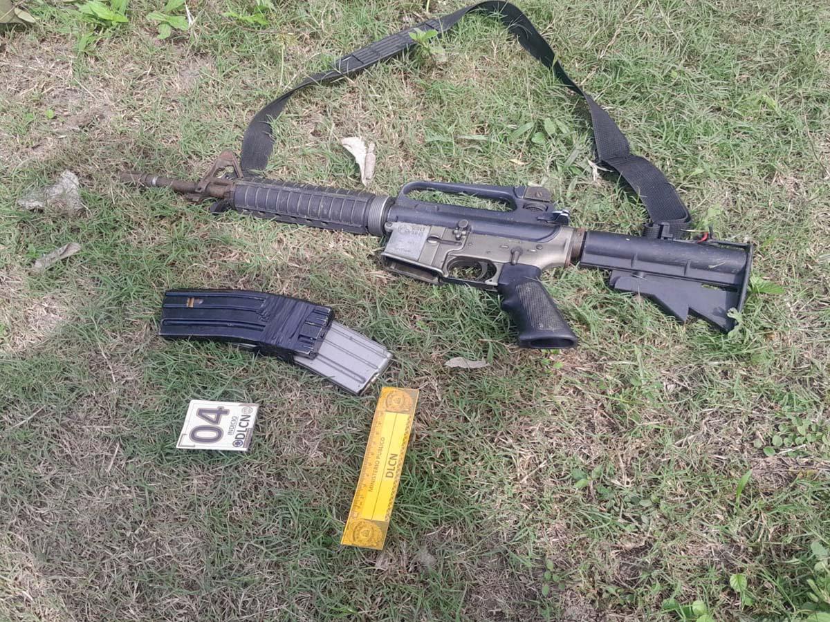 Capturan a cinco miembros de la MS-13 en Baracoa, Cortés; les decomisan un arsenal