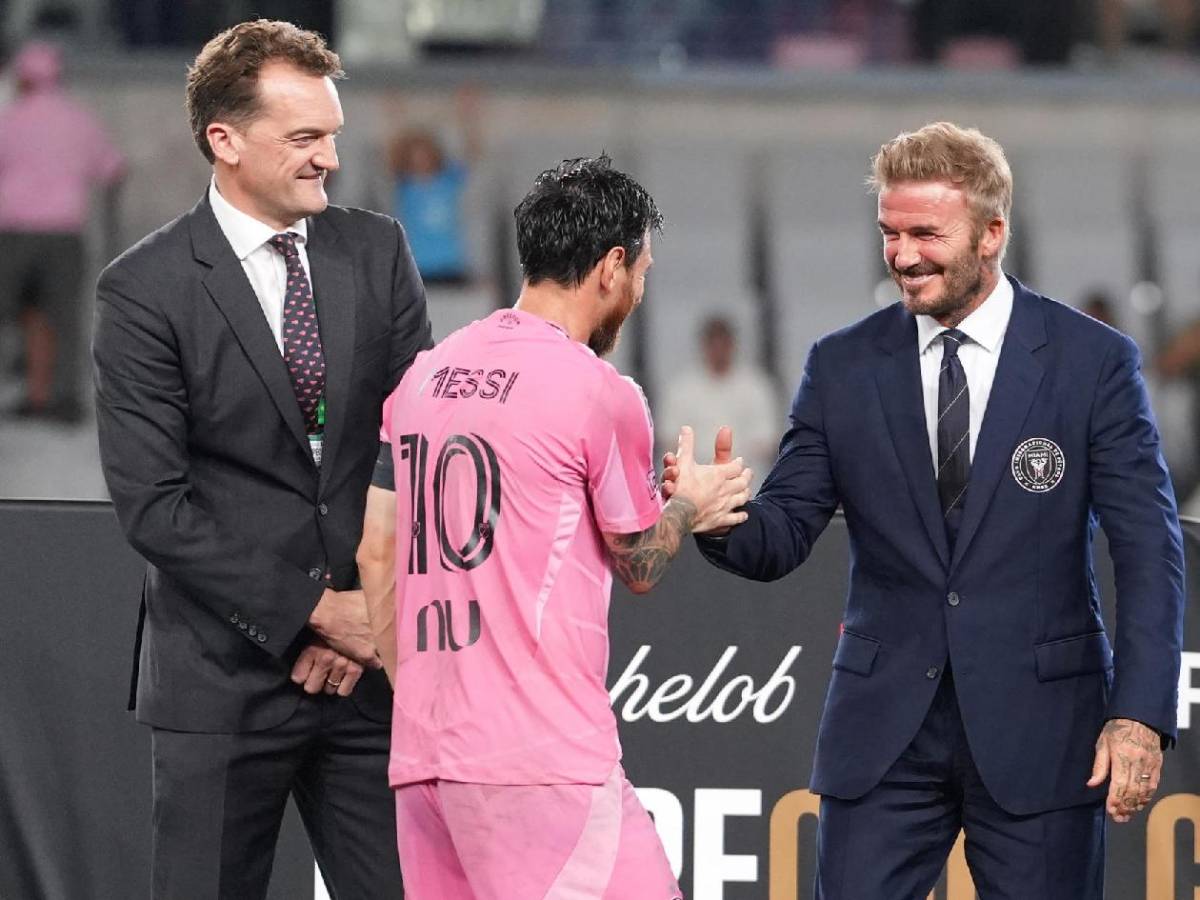 Messi se enojó: protagoniza fuerte cruce con comisionado de MLS en pleno festejo