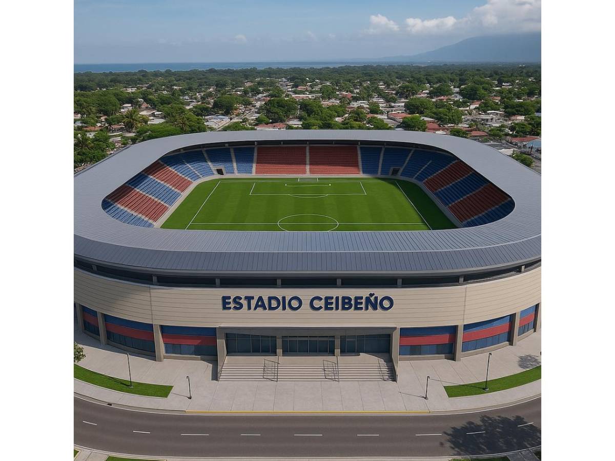 Estadios de fútbol de Honduras rediseñados por la inteligencia artificial