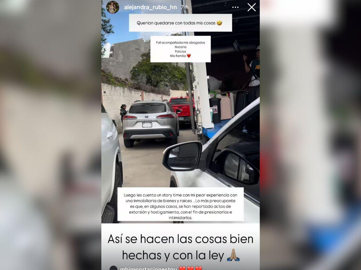 Alejandra Rubio denuncia que le robaron dinero y pertenencias tras desalojo