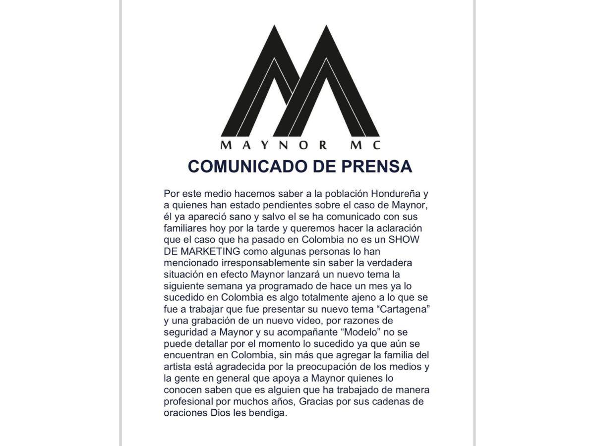 Maynor MC se va contra quienes no creen en su desaparición