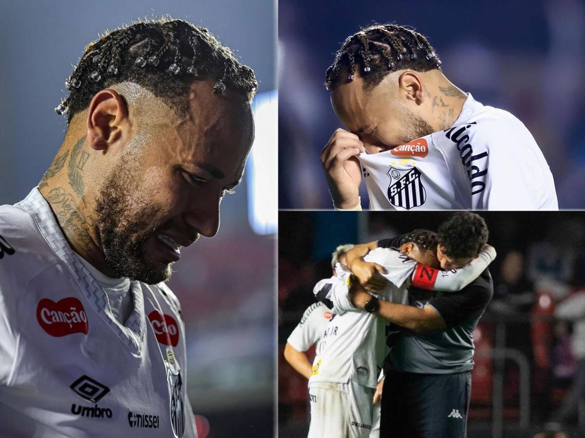 Neymar sufre la peor derrota de su carrera y termina llorando: Santos toma drástica decisión