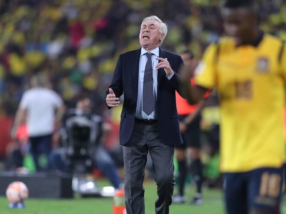 Ancelotti molesto, burla a Vinicius y un heladero en el Ecuador - Brasil