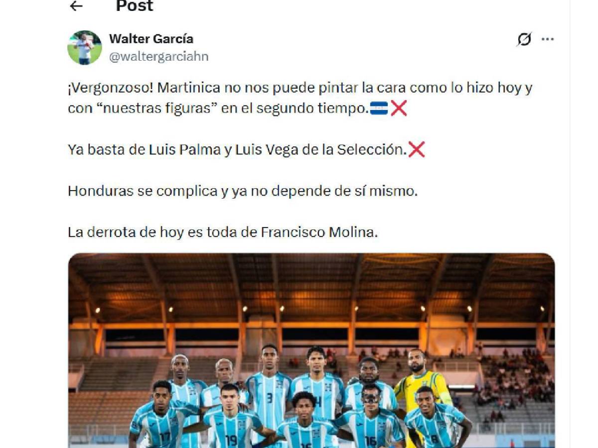 Indignación y asombro por ridículo de Honduras: Señalan a dos culpables