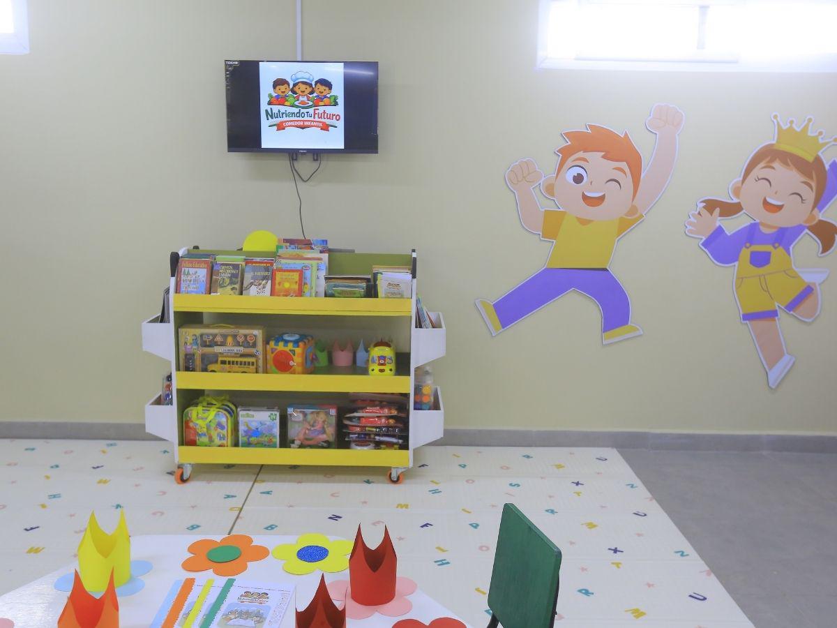 Así es el comedor infantil municipal de SPS que atiende ya a más de 100 niños