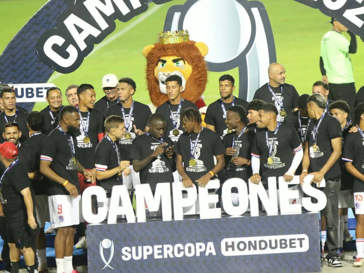 Olimpia festeja la Supercopa de Honduras, gran gesto de Motagua, el MVP y tristeza azul
