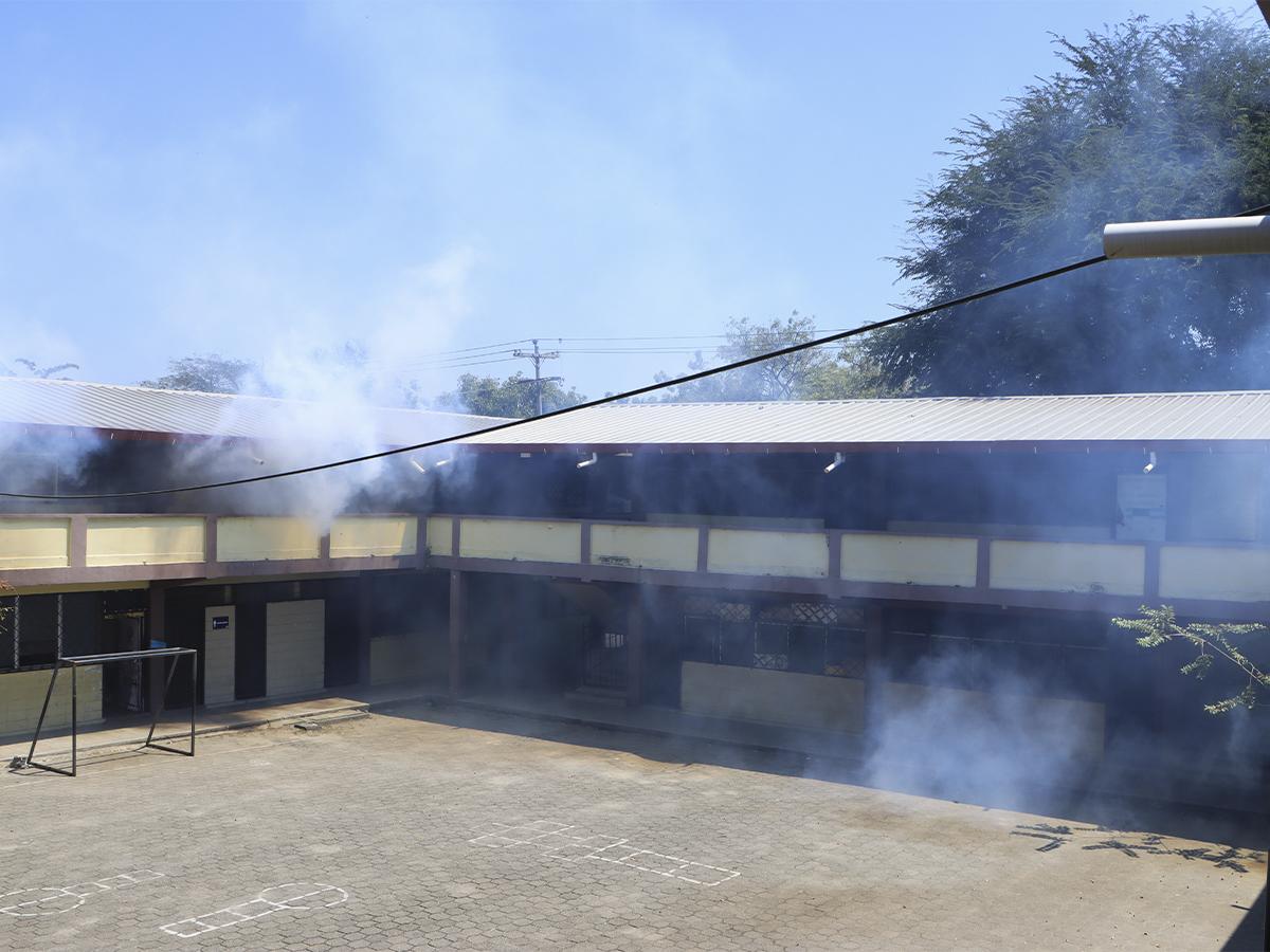 El objetivo de la campaña “Todos Unidos contra el Dengue” es promover un entorno limpio en las escuelas y viviendas de San Pedro Sula.