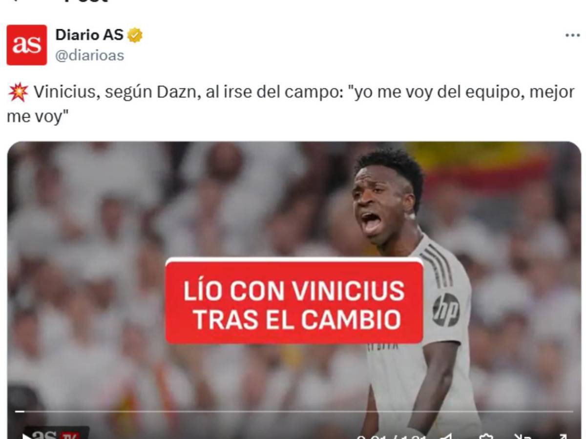 Vinicius da el bombazo en Real Madrid: Yo me voy del equipo