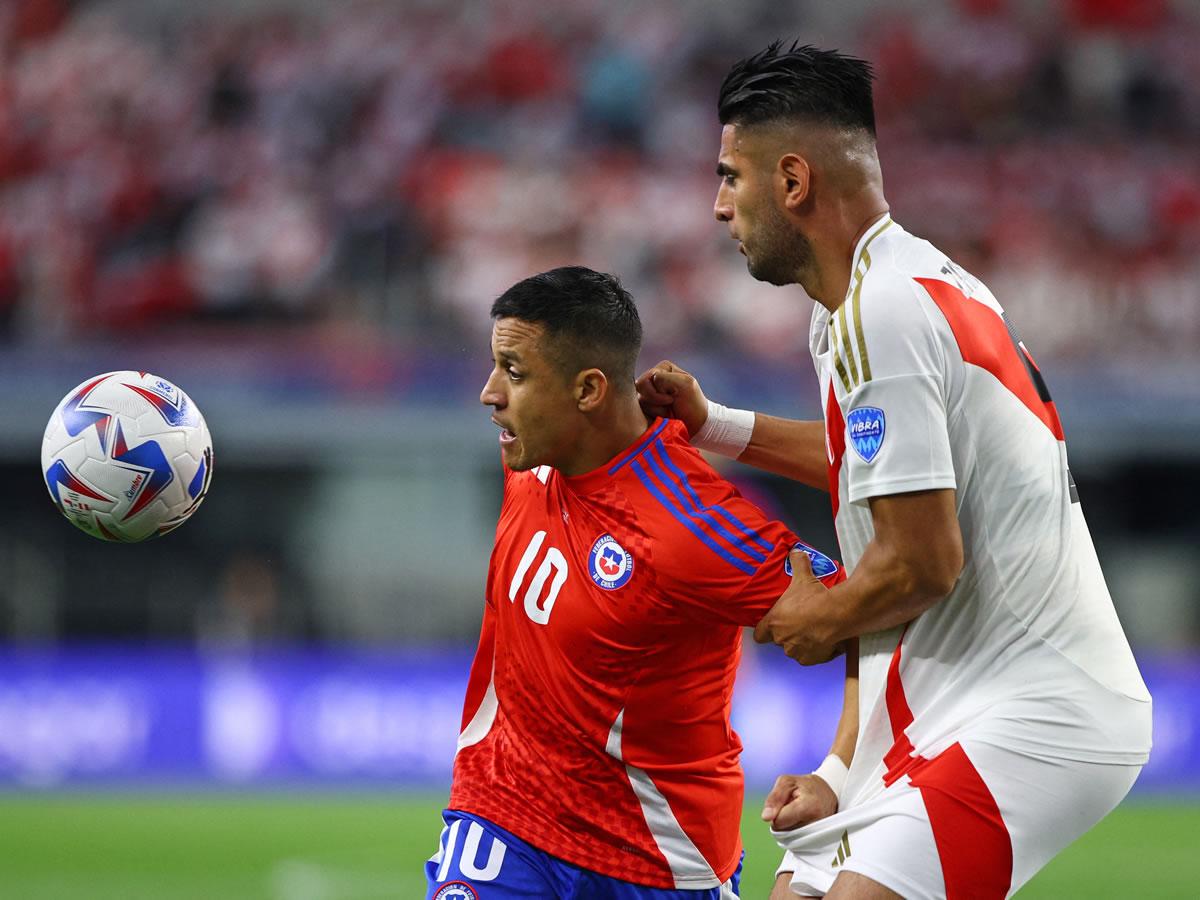 Perú vs Chile, firman el primer empate de la Copa América 2024!