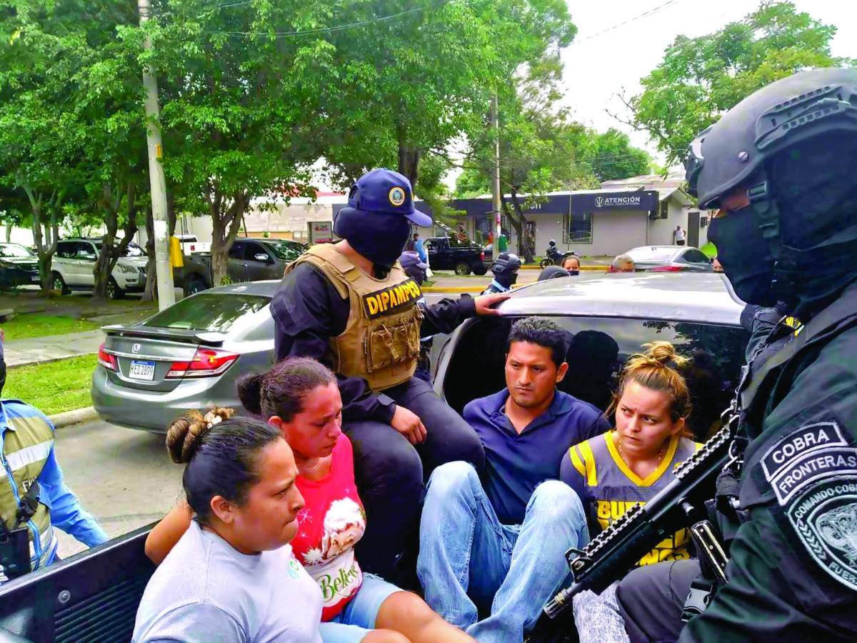 Desbaratan estructuras de extorsión electrónica y lavado de la Pandilla 18