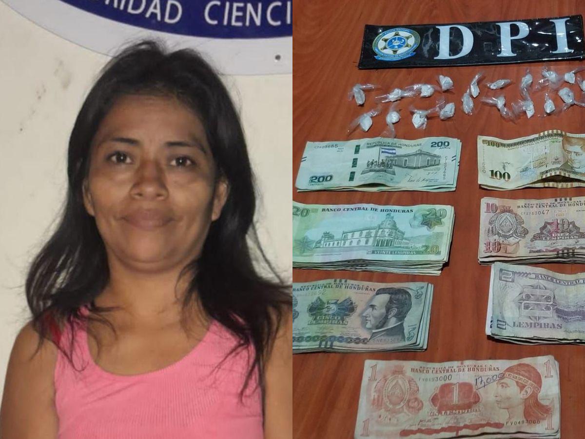 Capturan a mujer con 19 envoltorios de droga en Copán