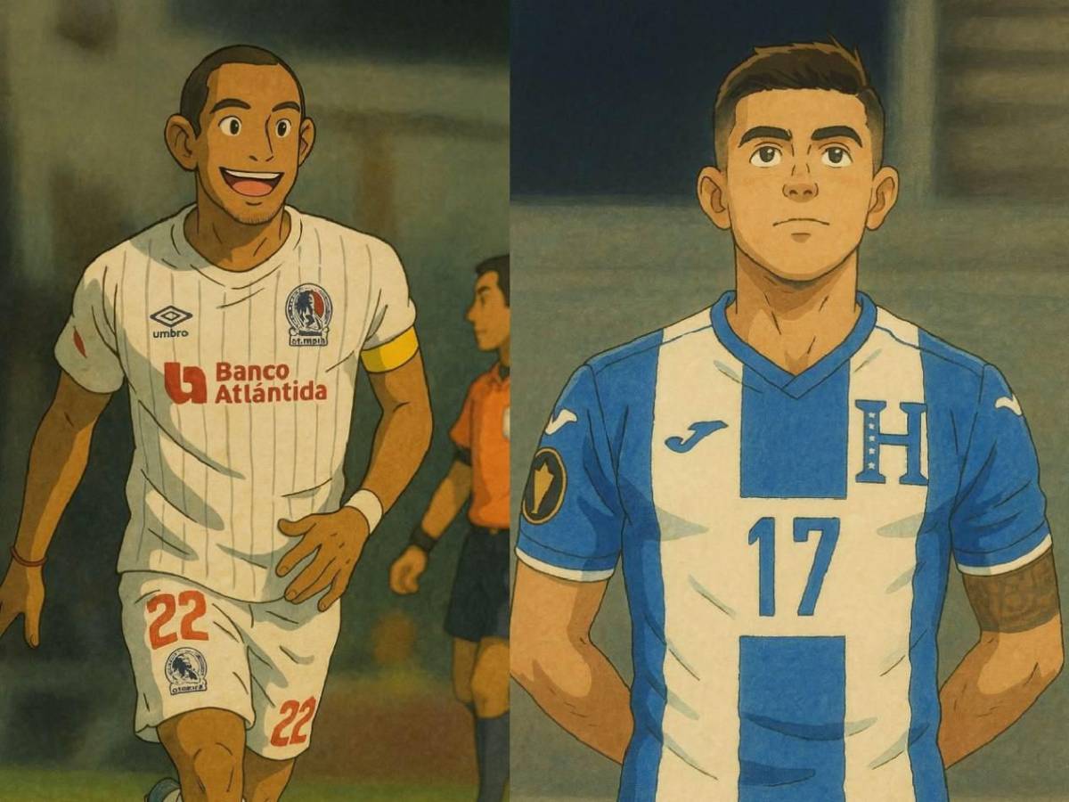Al estilo Ghibli: la IA transforma a los futbolistas hondureños y así lucen
