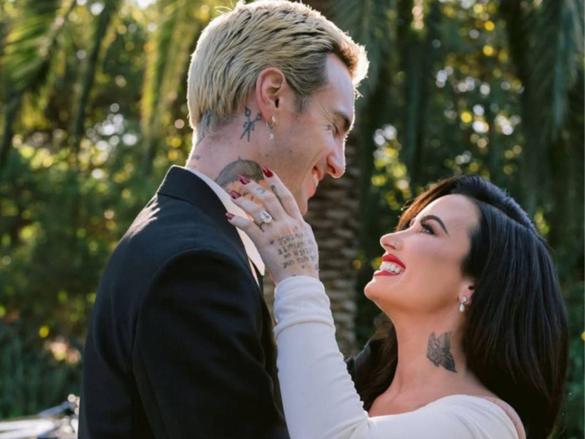 Así fue la romántica boda de Demi Lovato y Jordan Lutes