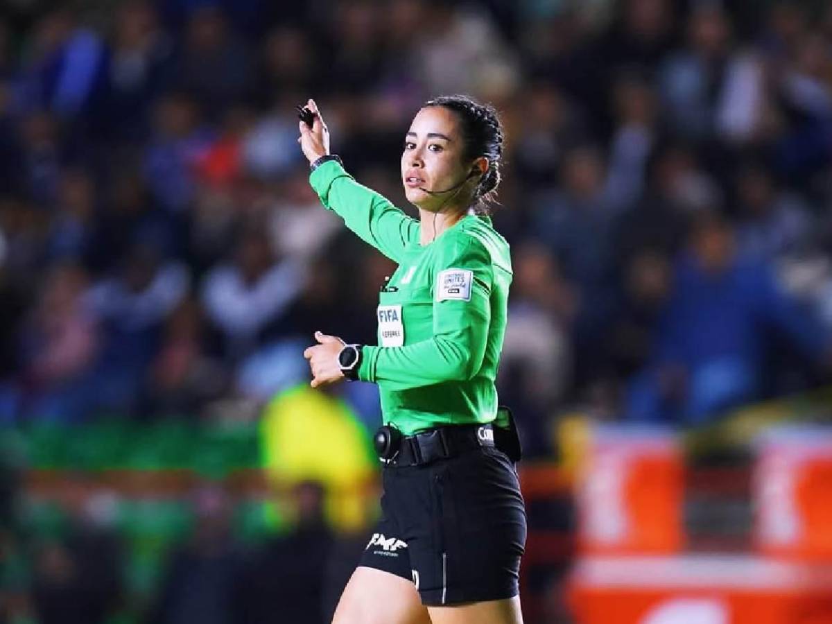 ¿Quién es Katia Itzel? La hermosa árbitra que pitará el Panamá-Honduras en Copa Oro