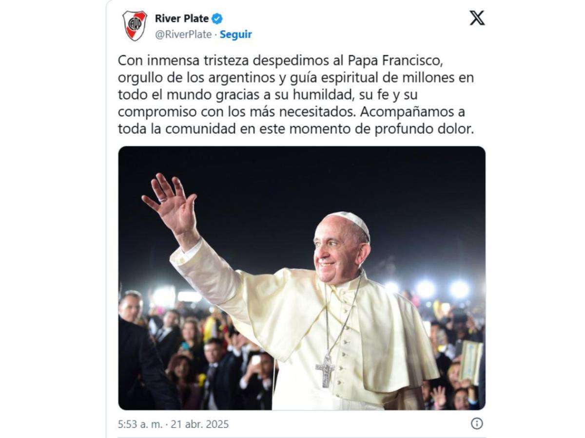 Messi consternado: el mundo del fútbol reacciona a la muerte del Papa