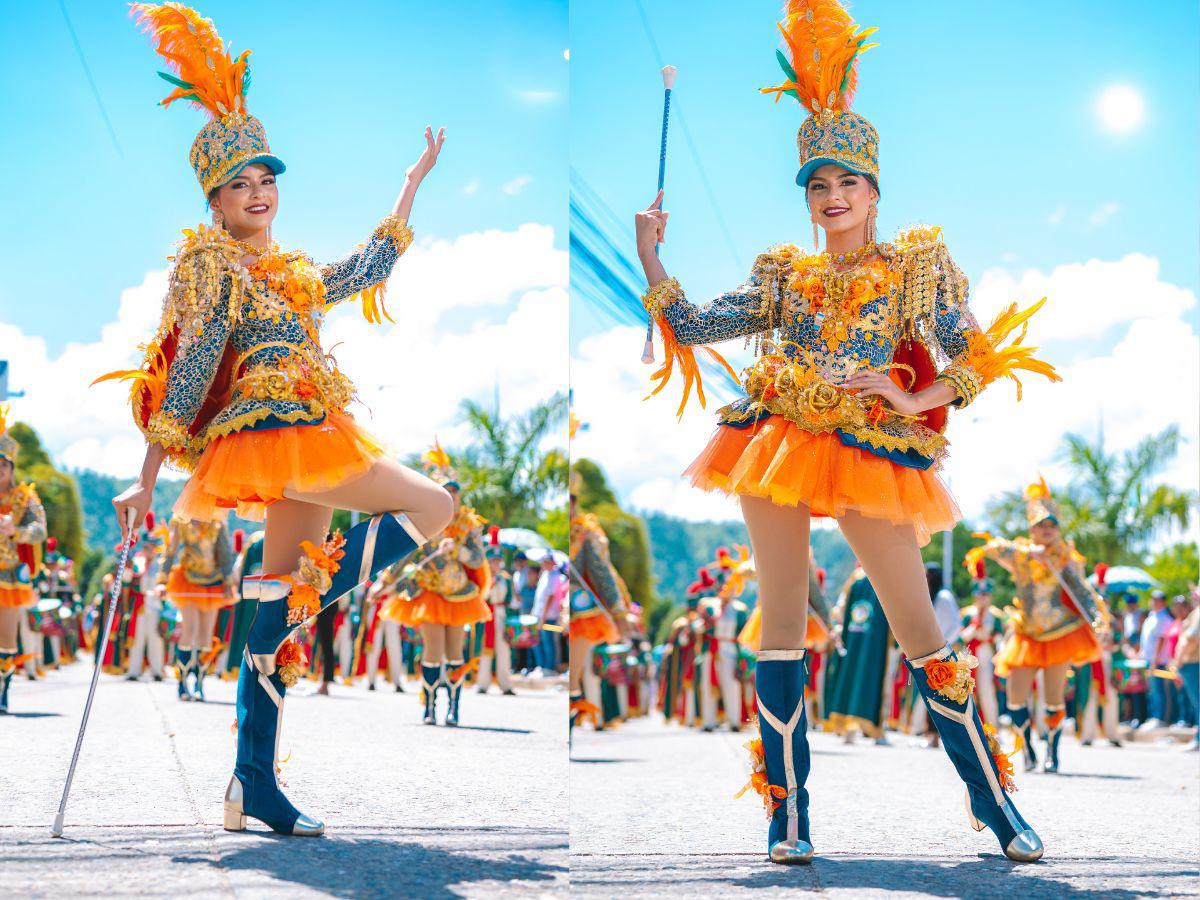 Estas son las bellas palillonas de Danlí que enamoraron al público con sus trajes