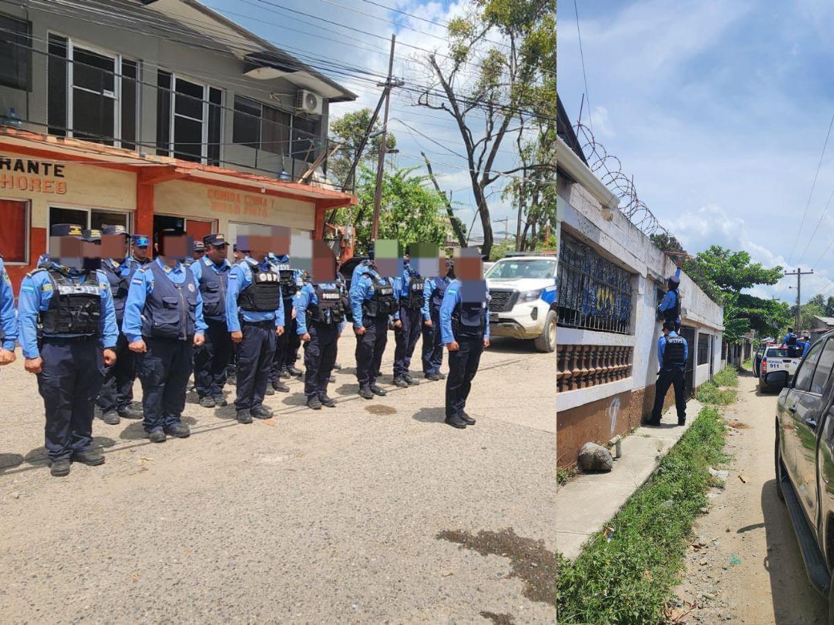 Policía desmantela 15 cámaras ilegales y captura a dos presuntos pandilleros de la 18