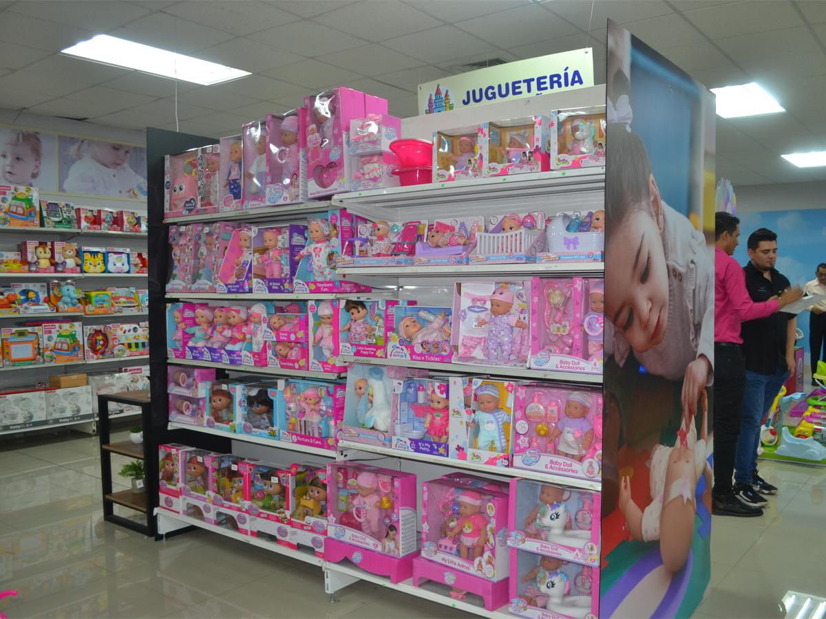 Área de juguetes para bebés.