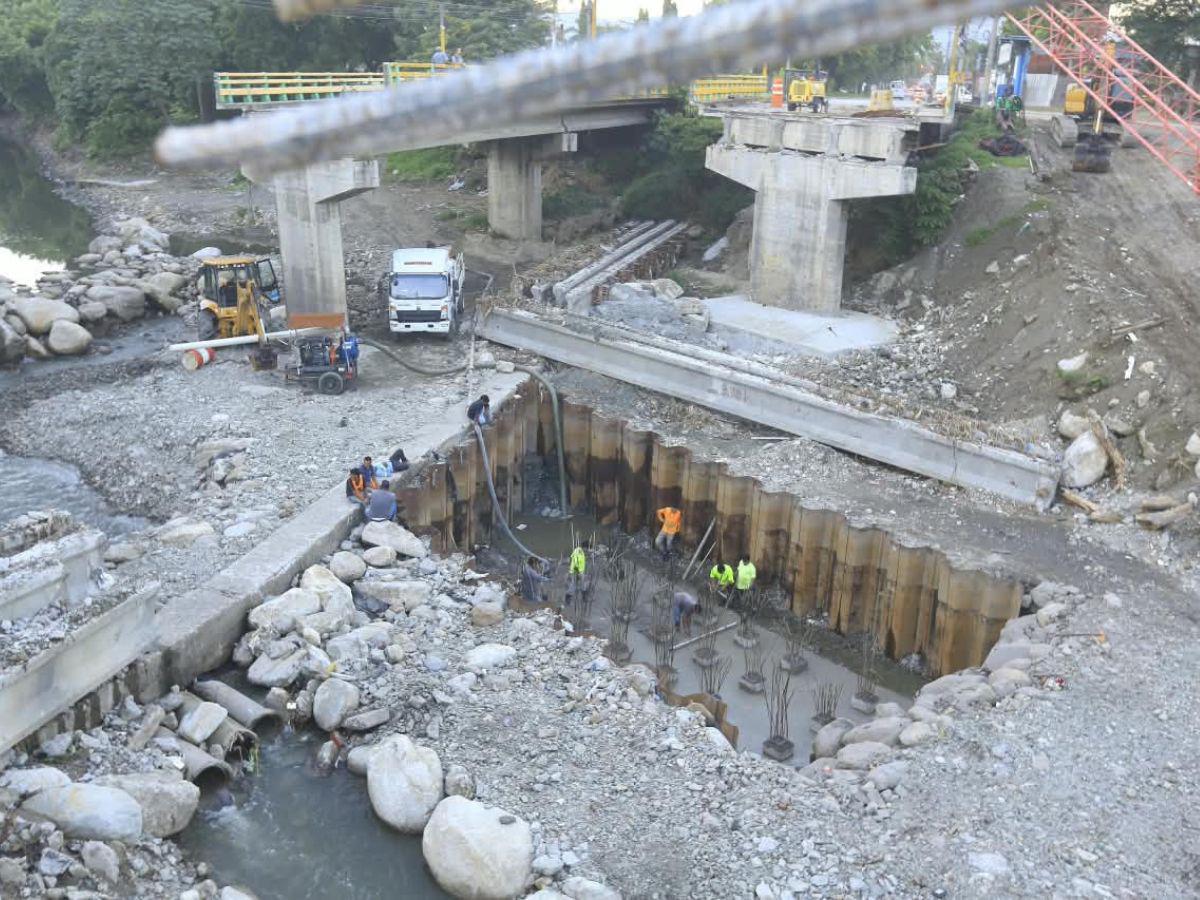 Reanudan obras: En esta fecha serán finalizados y habilitados los puentes de Las Brisas