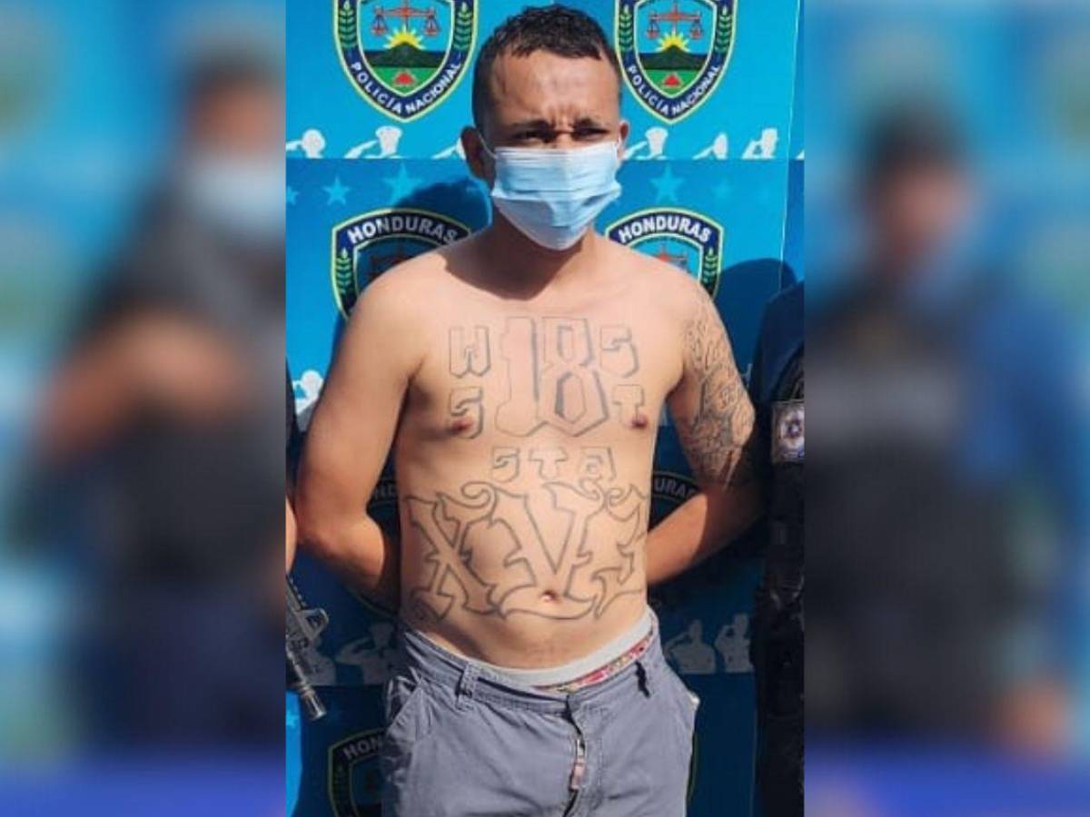 Capturan a El Cazador, presunto miembro de la pandilla 18 en La Lima