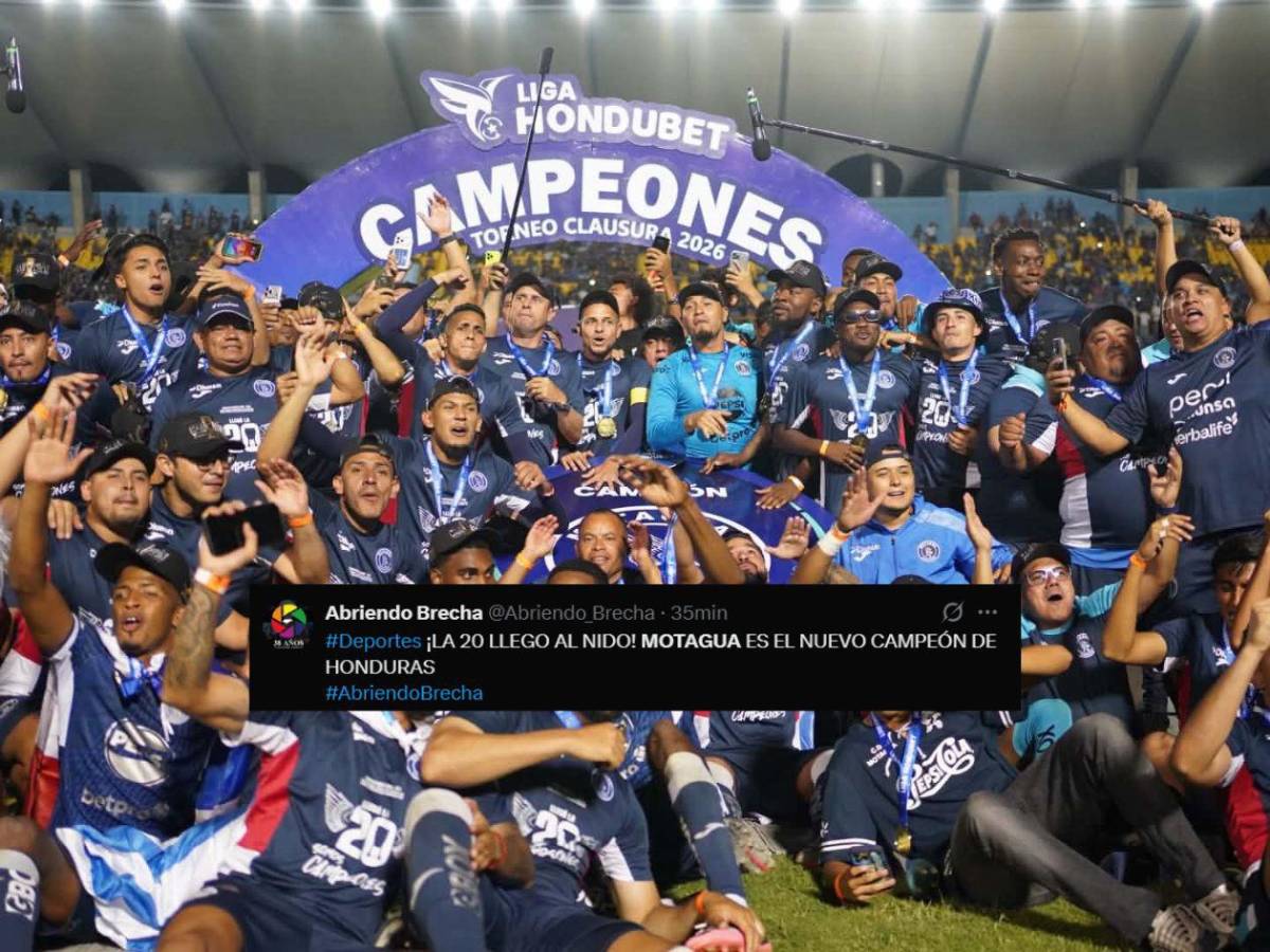Prensa elogia a Motagua tras conquistar la Copa 20: “El fútbol fue justo”