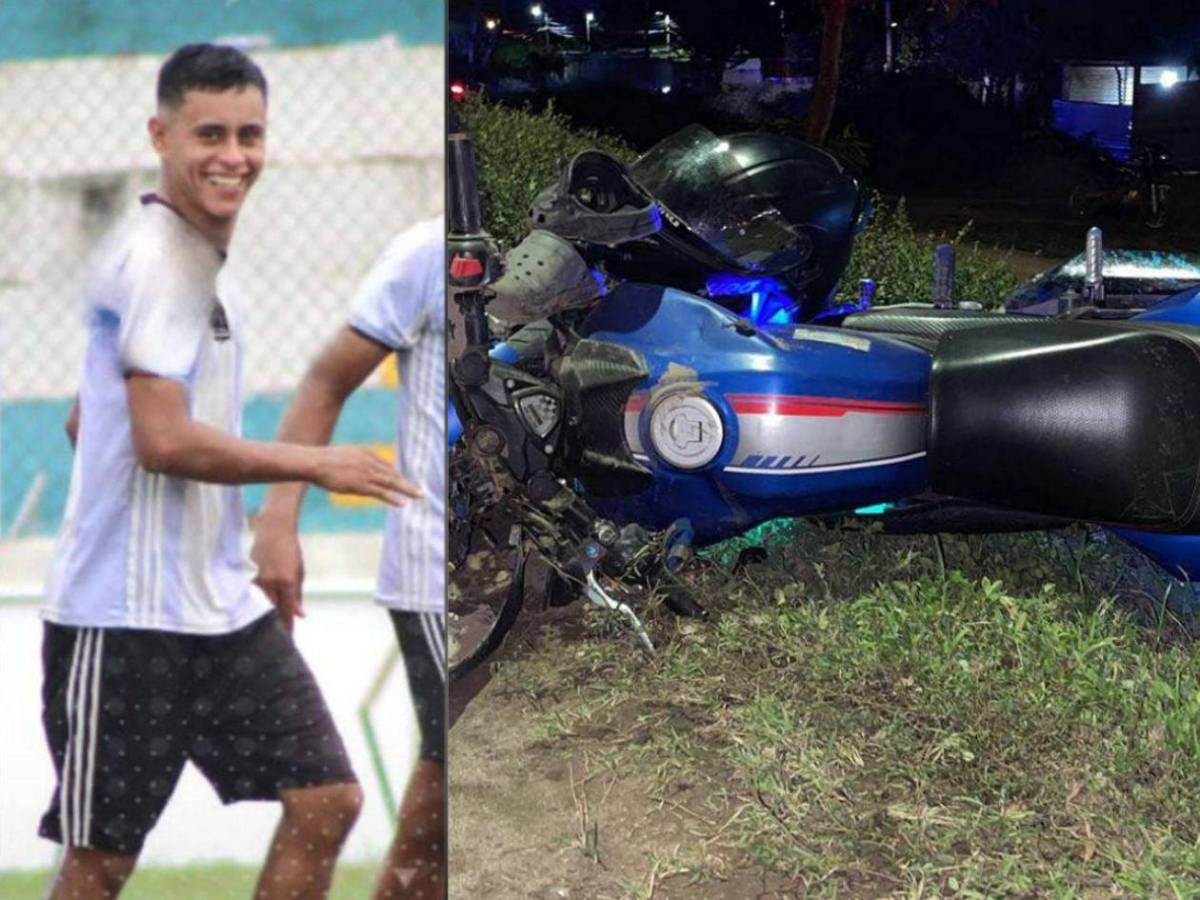Muere futbolista en trágico accidente de moto en Olanchito, Yoro