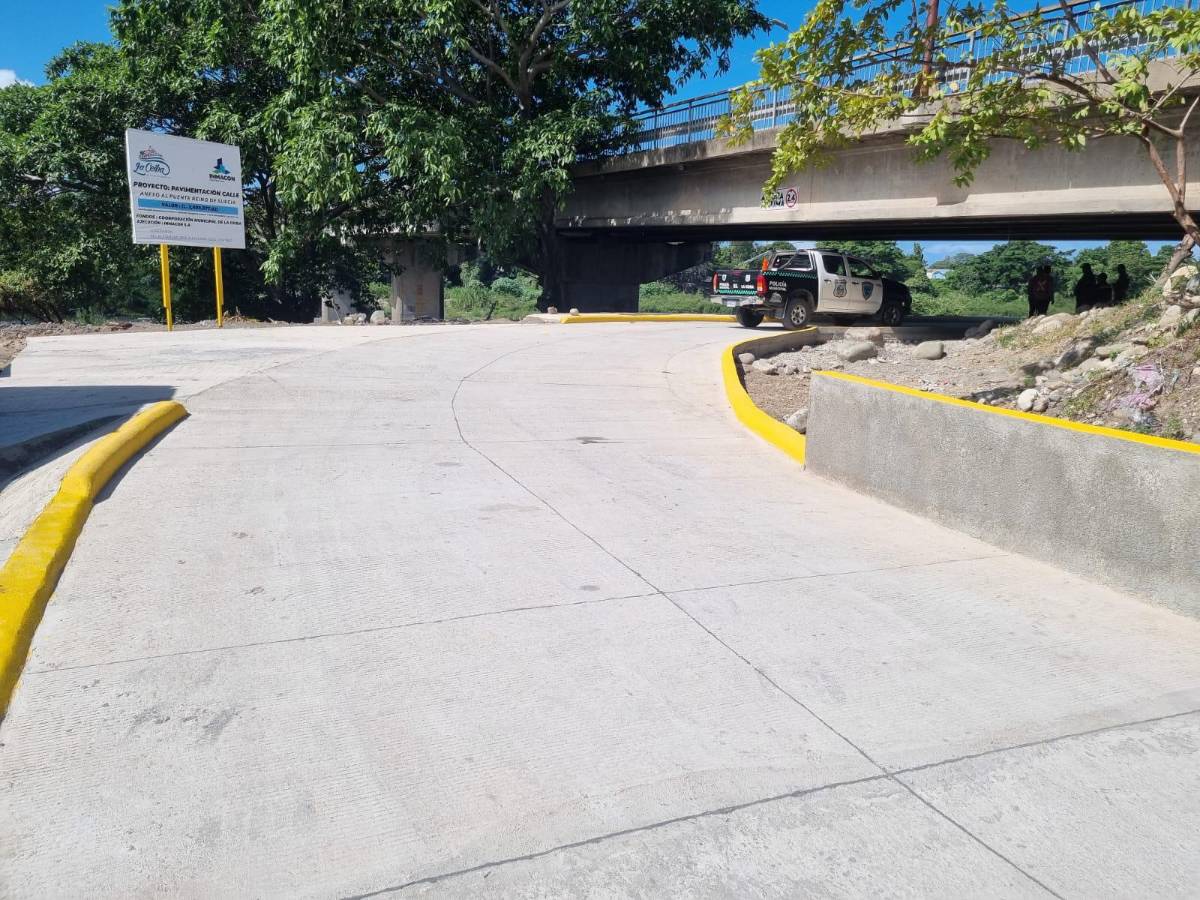 La pavimentación costó 2,889,377 lempiras.