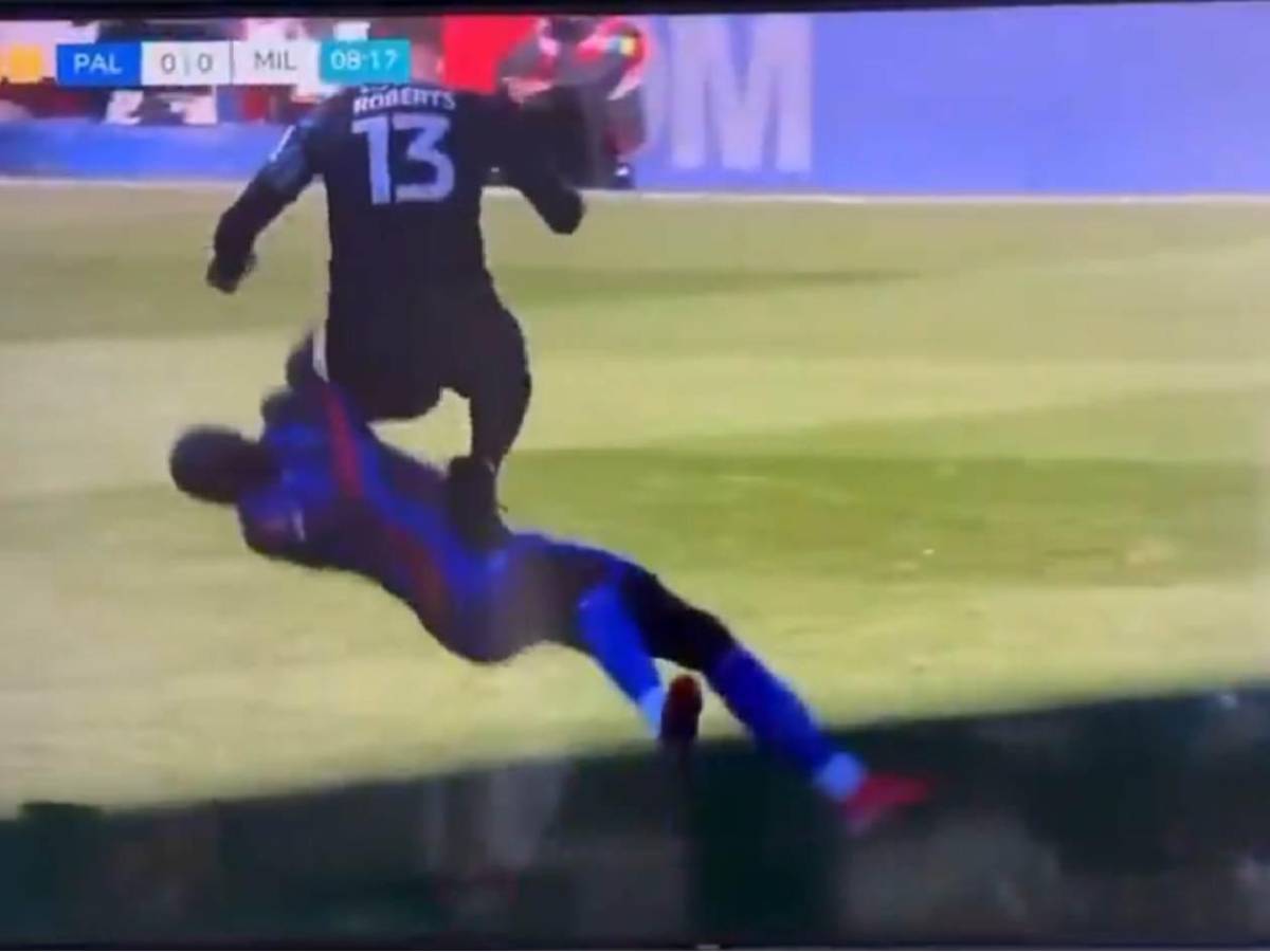 Sufrió una criminal patada en pleno partido y esto informan sobre su estado