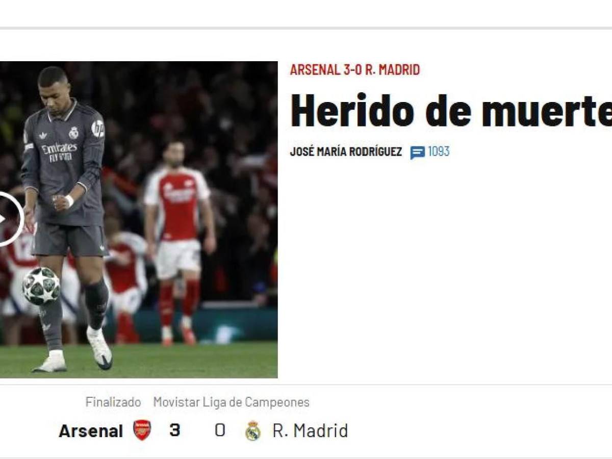 Real Madrid está eliminado: revuelo tras goleada y reconocido español se burla