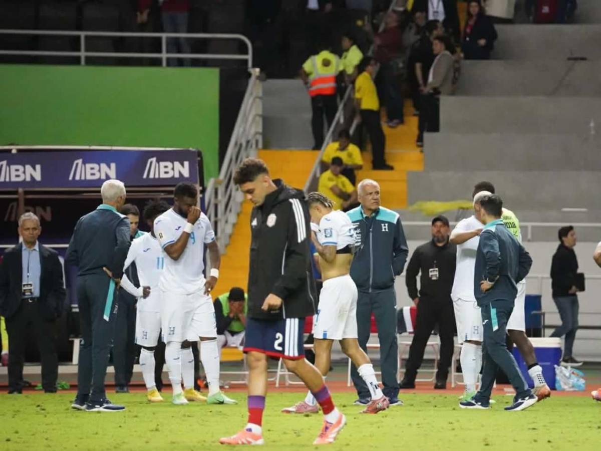 Honduras, afuera del Mundial: decepción, llanto de Rueda y bronca en Costa Rica