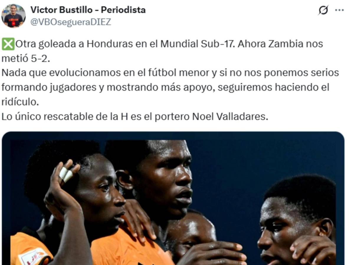 FIFA deja mensaje e indignación en Honduras por el Mundial Sub-17: Solo salvan a uno